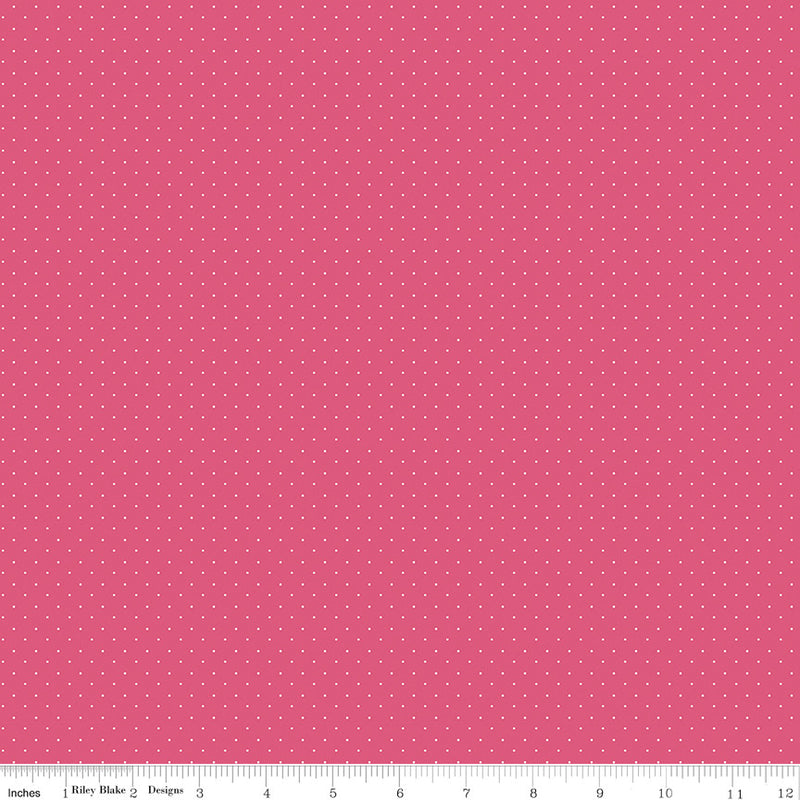 American Jane Pindots Raspberry by American Jane for Riley Blake Designs | C840-RASPBERRY