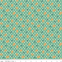 PRESALE Farmers Daughter Feedsack Leaf Yardage by Lori Holt of Bee in My Bonnet | C17162-LEAF