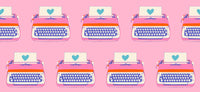 Best Day Ever Typewriters Posy Yardage by Melody Miller for Ruby Star Society | RS0104 14