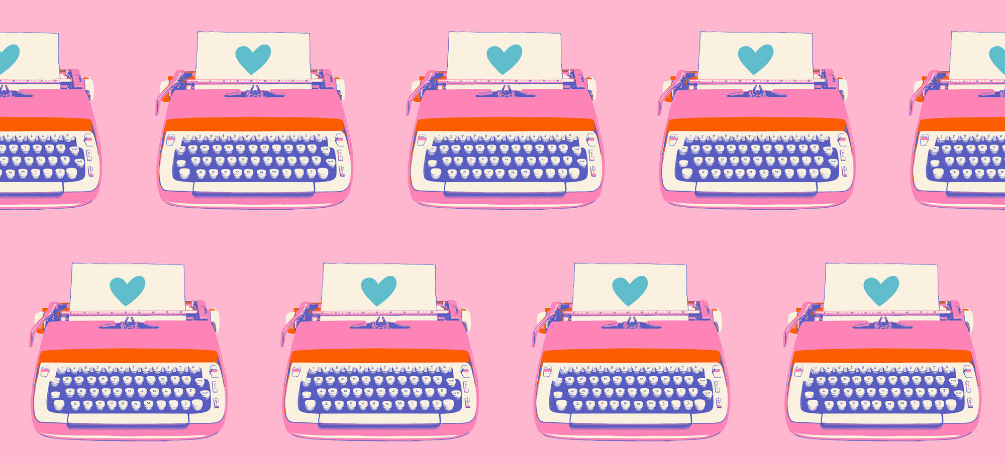Best Day Ever Typewriters Posy Yardage by Melody Miller for Ruby Star Society | RS0104 14