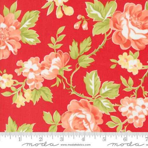 Jelly and Jam 108" Strawberry Wideback Yardage by Fig Tree for Moda Fabrics | 108014 23 | Cut Options Available Quilting Cotton