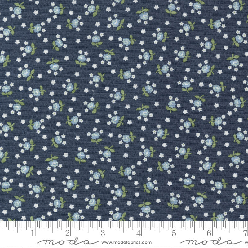 PRESALE Nantucket Summer Fairground Navy Yardage by Camille Roskelley for Moda Fabrics | 55266 13