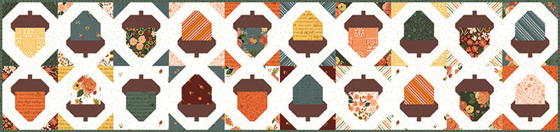 PRESALE Acorn Love Runner Kit Boxed With Happy Fall Days by Kelsey Carlson | Pattern by Lori Holt