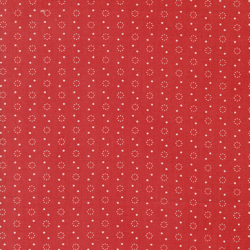 Portofino Sweet Pea Pomegranate Yardage by Fig Tree & Co for Moda Fabr ...