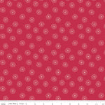 Bee Dots Berry Rose Yardage by Lori Holt for Riley Blake Designs | C14180 BERRY