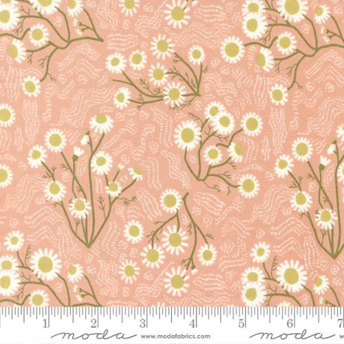 Quaint Cottage Rose Chamomile Yardage by Gingiber for Moda Fabrics | 48372 18