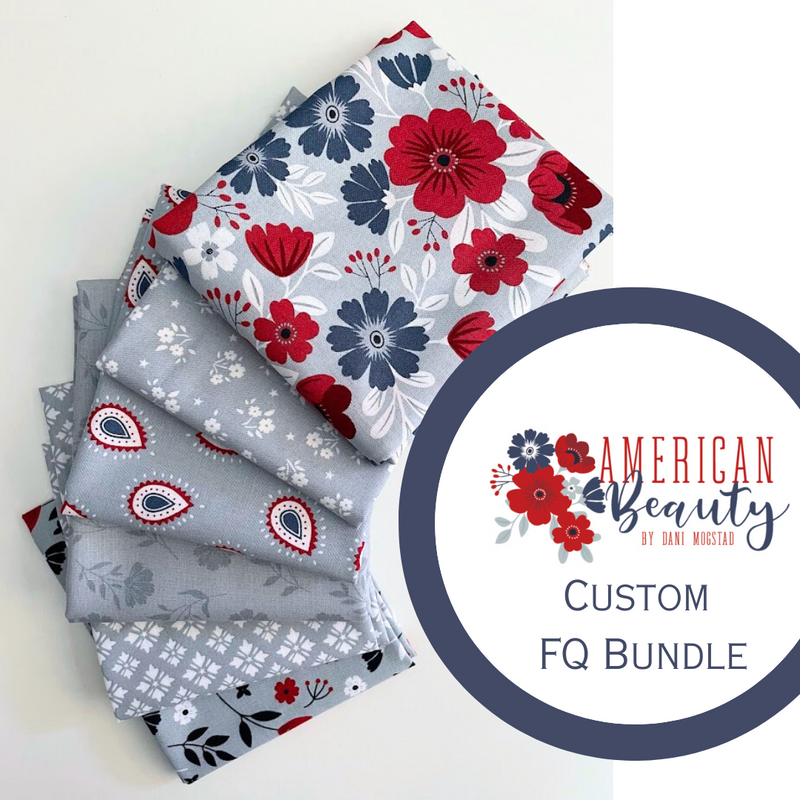 American Beauty Storm Colorway Fat Quarter Bundle by Dani Mogstad for Riley Blake Designs | 6 FQs | Custom Bundle
