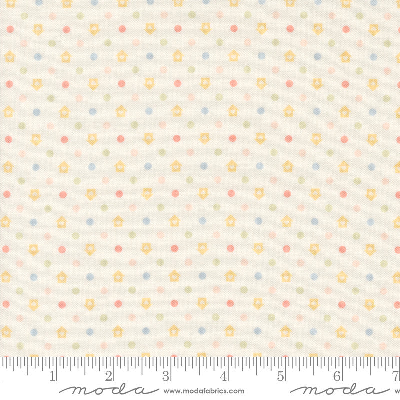 PRESALE Cottage Charm Dots Porcelain Yardage by Heather Briggs of My Sew Quilty Life for Moda Fabric | 31758 11