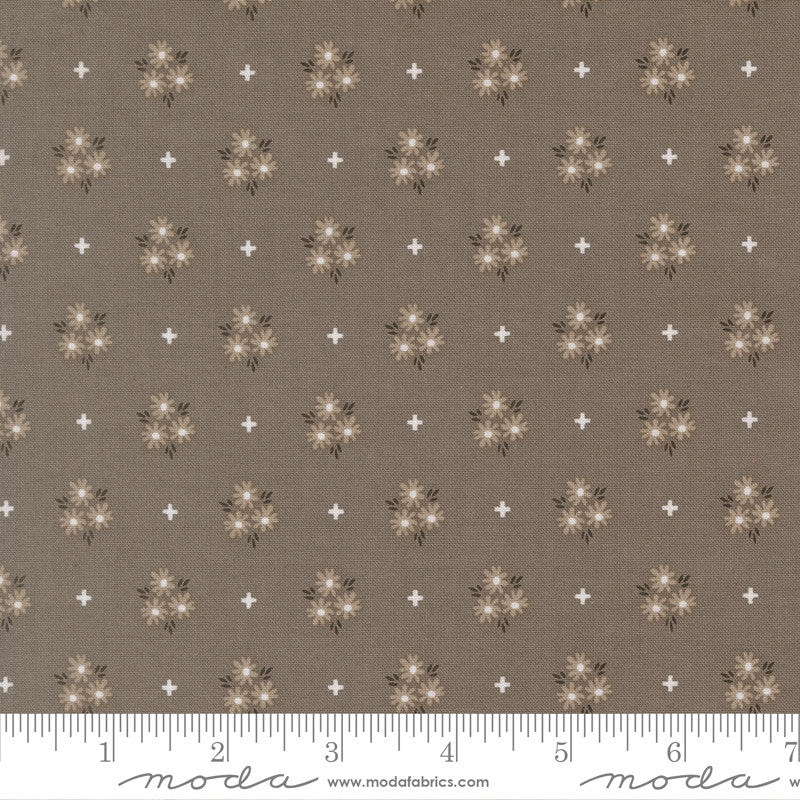 PRESALE Birch and Willow Blooms SlateYardage by Sherri & Chelsi for Moda Fabrics | 37722 17