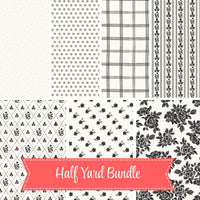 PRESALE Half Yard Bundle Cloud | Moonlit Trellis by My Mind’s Eye for Riley Blake Designs | 8 Half Yards | Curated Bundle