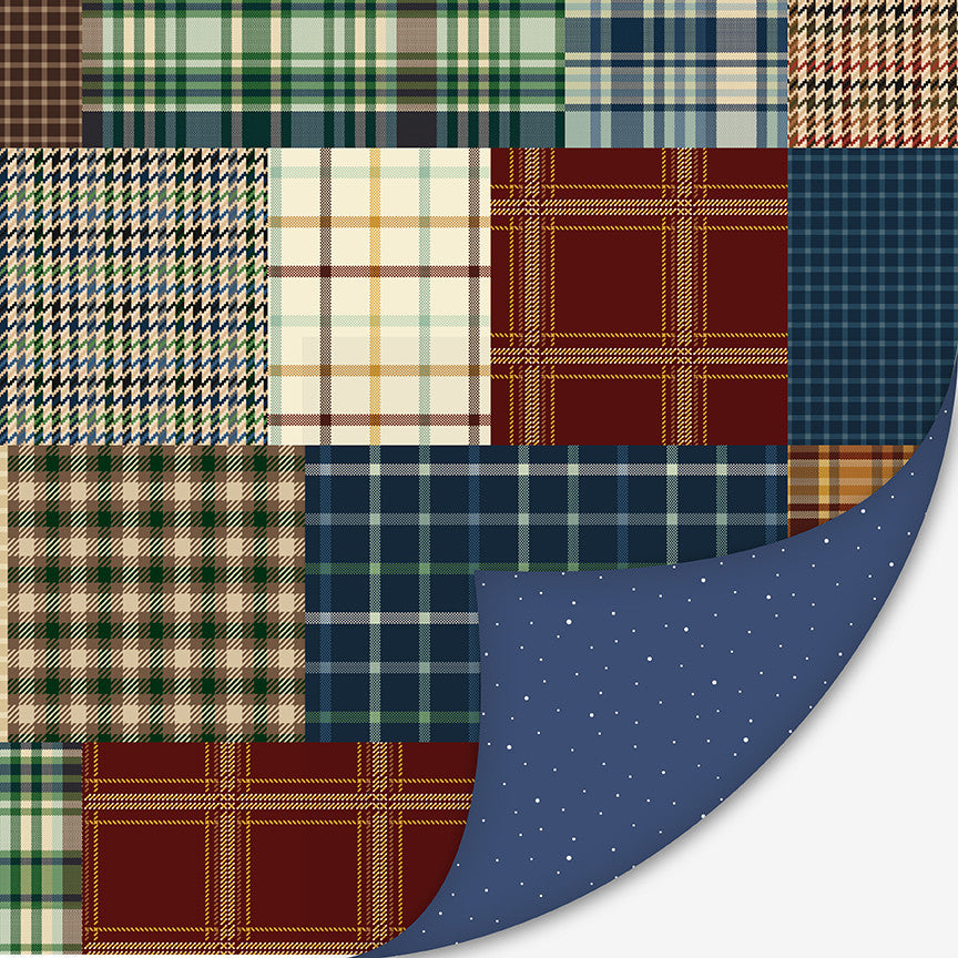 PRESALE Double Lush Velvet Plaid-Venture Club Yardage from Riley Blake Designs | Double Sided 58/60" | LV17367