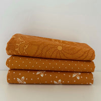 Butternut and Sage Fat Quarter Bundle Rust by Fig Tree & Co for Moda Fabrics | 3 Fat Quarters | Curated Bundle