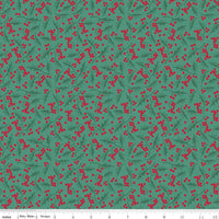 Merry Little Christmas Pine Holly Yardage by My Mind's Eye for Riley Blake Designs |C14845 PINE