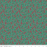 Merry Little Christmas Pine Holly Yardage by My Mind's Eye for Riley Blake Designs |C14845 PINE