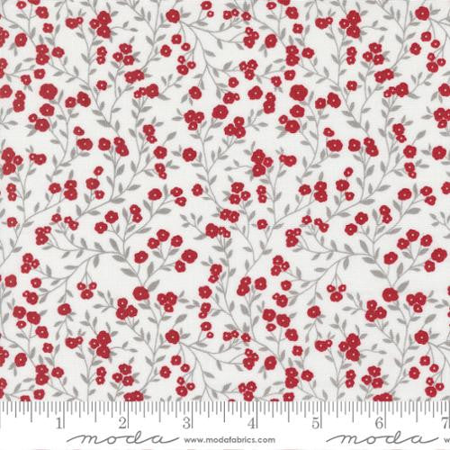 Old Glory Cloud Red American Meadow Yardage by Lella Boutique for Moda Fabrics | 5201 11| Quilting Cotton
