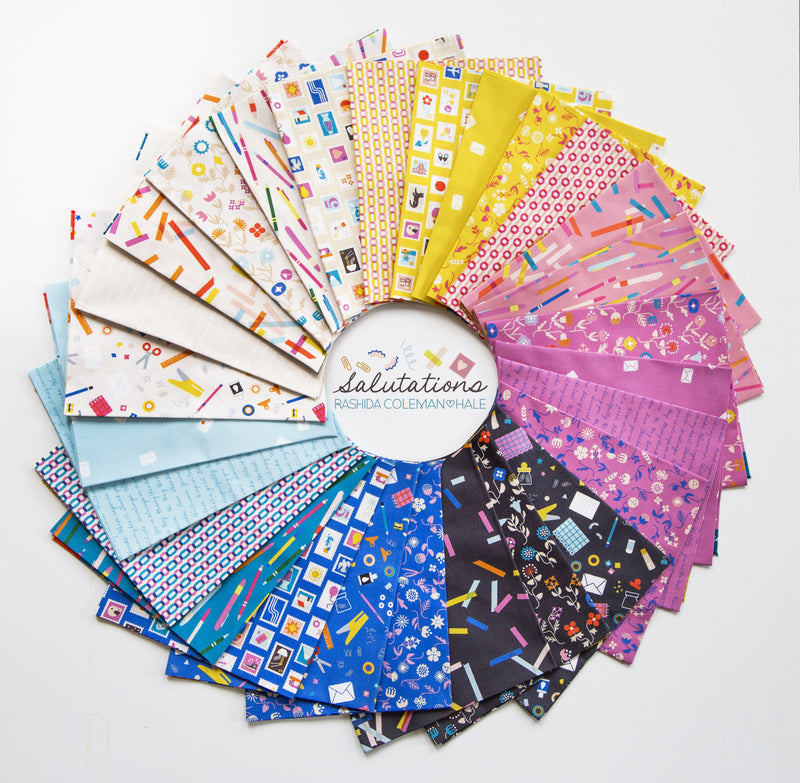 Salutations Layer Cake 10" by Rashida Coleman Hale for Ruby Star Society | 40 Precut 10" Squares | RS1089LC