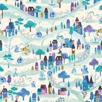 PRESALE Wishes Moonlight Vintage White Sparkle Yardage by Jill Howarth for Riley Blake Designs | SC18072-VINTAGEWHITE