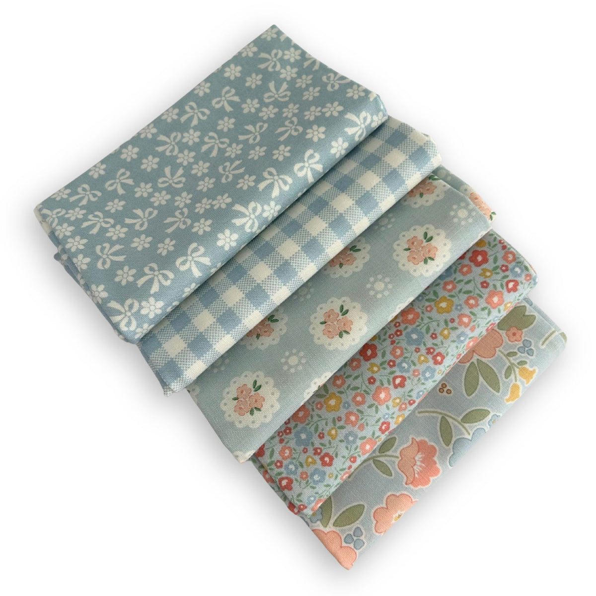 Fat Quarter Bundle | Handmade Sweetness by Heather Briggs of My Sew Quilty Life | 5 Fat Quarters | Curated Bundle