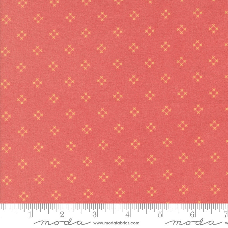 Sherbet Sunshine Flannel Strawberry Diamond X Yardage by Corey Yoder for Moda Fabrics | 29225 12F