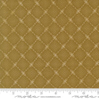 PRESALE Butternut and Sage Autumn Trellis Olive Yardage by Fig Tree & Co for Moda Fabrics | 35448 14