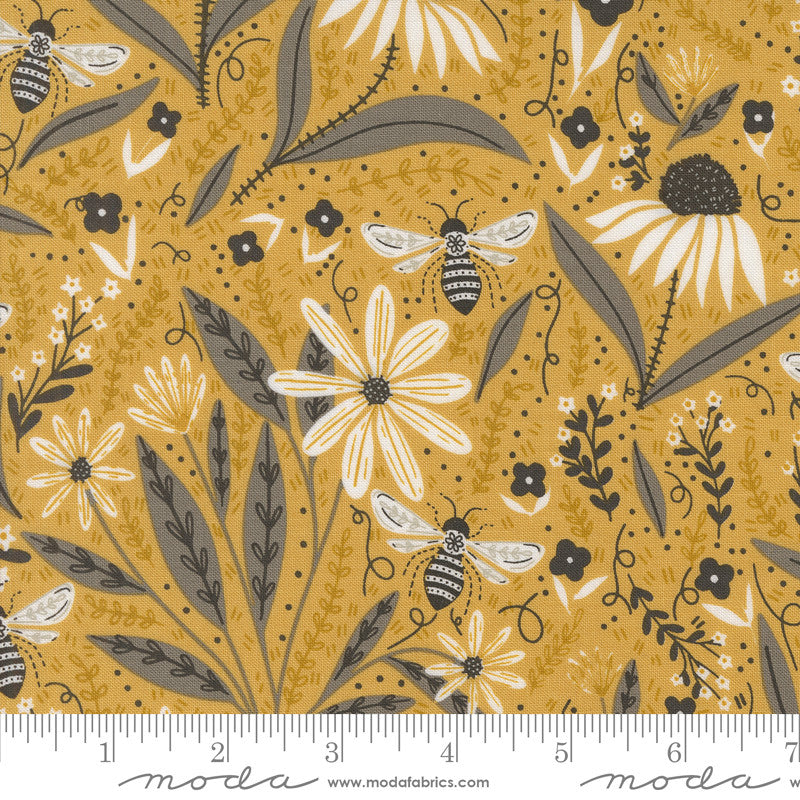 PRESALE Bee Garden Honey by Gingiber for Moda Fabrics | 48410 15