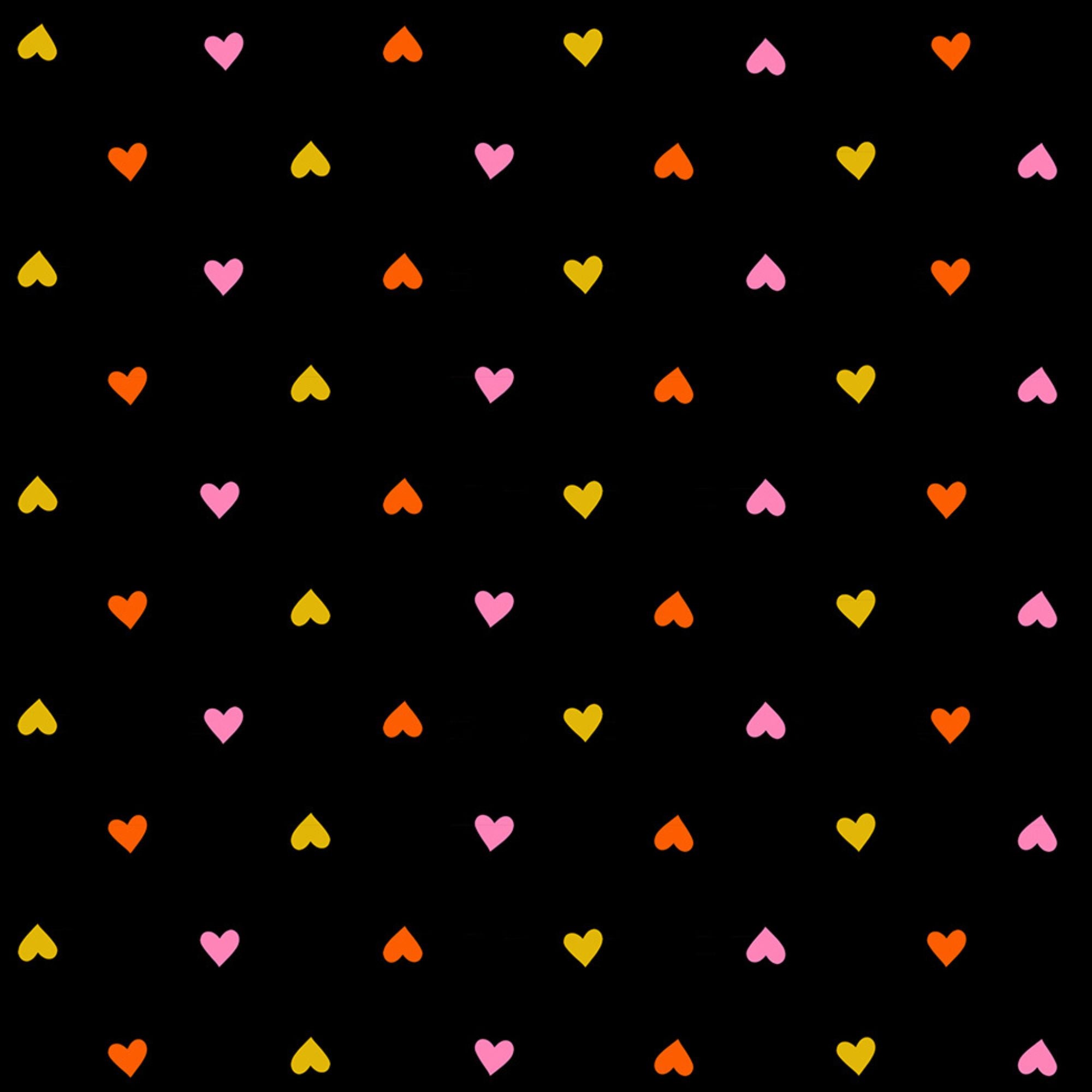 PRESALE Trinketry Hearts Black Yardage by Melody Miller for Ruby Star Society | RS0091 36