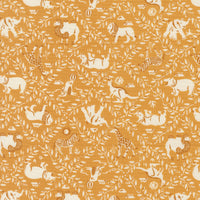 Animal Park Fun Animal Crackers Canary Yardage by Stacy Iest Hsu for Moda Fabrics | 20964 18