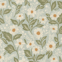 PRESALE True Love Romance Blooms Robins Egg Yardage by Lella Boutique for Moda Fabrics | 5260 14