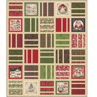 PRESALE Danger Zone Custom Quilt Kit With Holiday Cheer by Stacy Iest Hsu | Quilt Size 64” x 76 1/2” (Includes Quilt book)