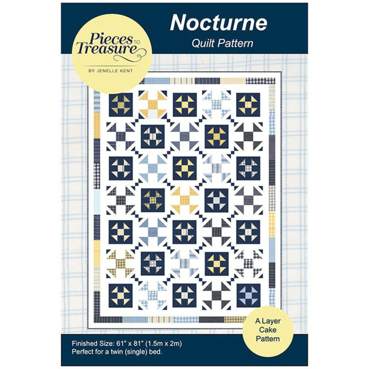 Nocturne Quilt Pattern by Pieces To Treasure | PTT 277