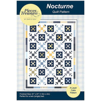 PRESALE Nocturne Custom Quilt Kit With Summer Solstice Wovens by Pieces to Treasure for Moda Fabrics | Quilt Size 61" x 81"