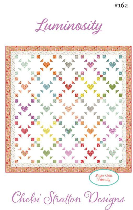 Luminosity Custom Quilt Kit With Laguna Sunrise by Sherri & Chelsi | Quilt Pattern by Chelsi Stratton | Quilt Size 77 1/2" x 77 1/2"