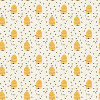PRESALE Utah Beehives Cream Yardage by Kelsey Carlson for Riley Blake Designs | C17021-CREAM