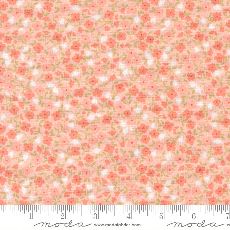 PRESALE Sunbonnet Wild Blooms Pink Yardage by Heather Briggs of My Sew Quilty Life for Moda Fabrics | 31766 15