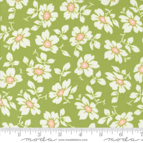 Jelly and Jam Green Apple Flour Sack Yardage by Fig Tree for Moda Fabrics | 20491 16 | Cut Options Available Quilting Cotton