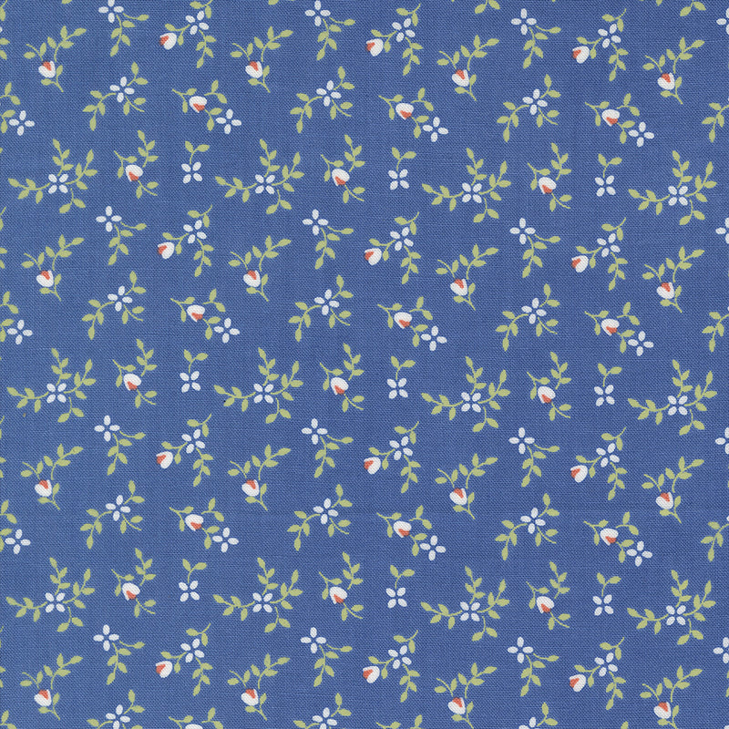 PRESALE Cali & Co Vine and Bud Cobalt Yardage by Corey Yoder for Moda Fabrics | 29192 41