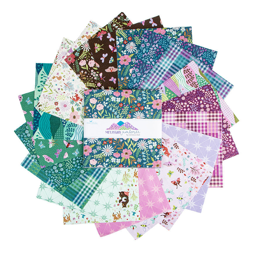 PRESALE Mountain Jamboree 10" Stacker by Genesis Hall for Riley Blake Designs | 42 Pcs | 10-18500-42