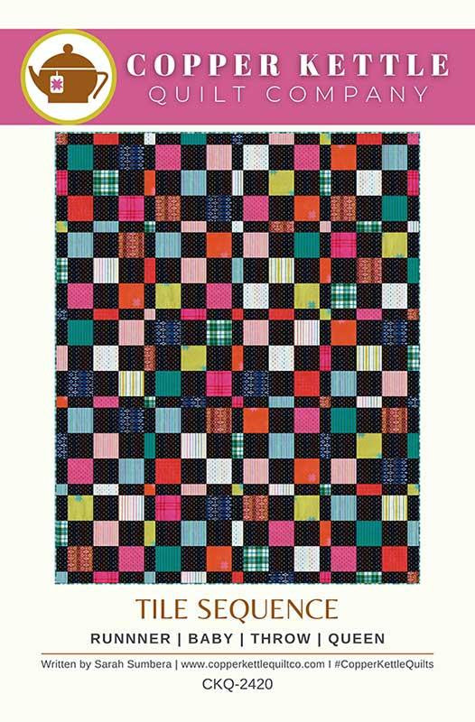 Tile Sequence Quilt Pattern by Copper Kettle Quilting Company | CKQ 2420