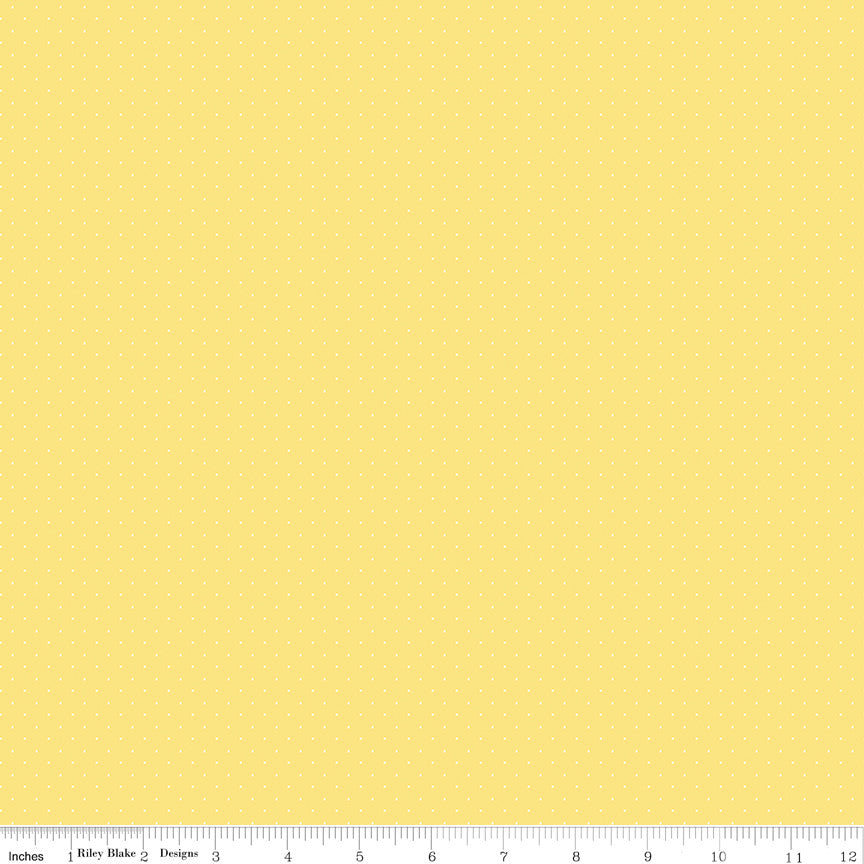 American Jane Pindots Canary Yardage by American Jane for Riley Blake Designs | C840-CANARY