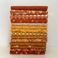 Fat Quarter Bundle Terracotta Autumn | Baked With Love by Lori Holt of Bee in My Bonnet | 14 Fat Quarters | Curated Bundle