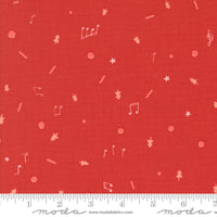 Tiny Christmas Christmas Red Yardage by Lizzy House for Moda Fabrics | 37137 12