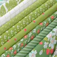 PRESALE Bloomsberry Fat Quarter Bundle Green by Camille Roskelley for Moda Fabrics | 8 Fat Quarters | Curated Bundle