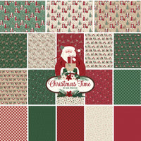 Christmas Time 10" Stacker by Dani Mogstad for Riley Blake Designs | 42 Pcs | 10-17820-42