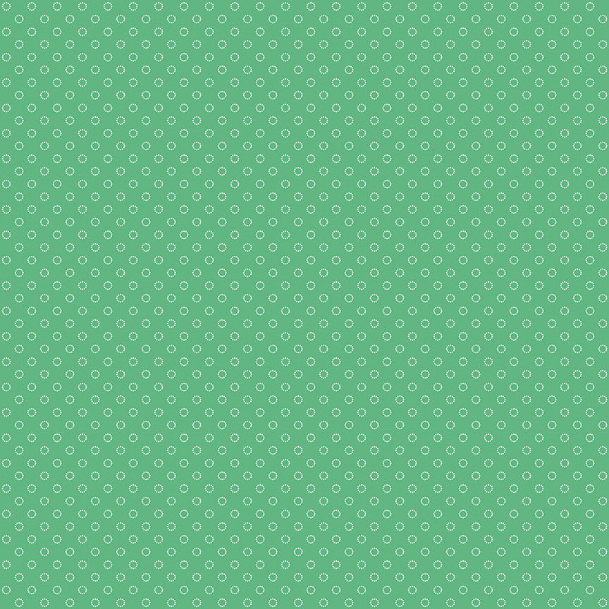 Whimsical Woodland Circle Dots Green Yardage by Tasha Noel for Riley Blake Designs | C17647-GREEN