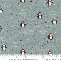 PRESALE Chilly Mr Penguin Storm Yardage by Sweetwater for Moda Fabrics | 55711 15