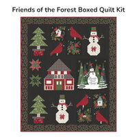 Friends of the Forest Quilt Kit Boxed With Winter Friends by Deb Strain for Moda Fabrics