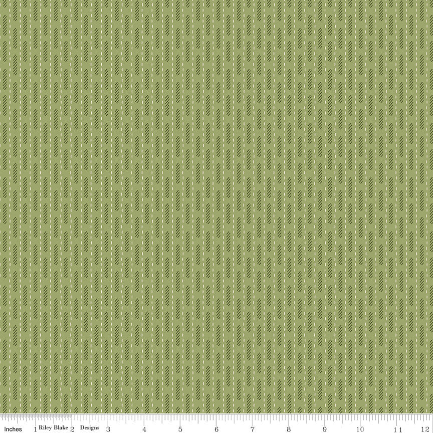 PRESALE Baked With Love Dish Towel Thyme Yardage by Lori Holt of Bee in My Bonnet | C17786-THYME