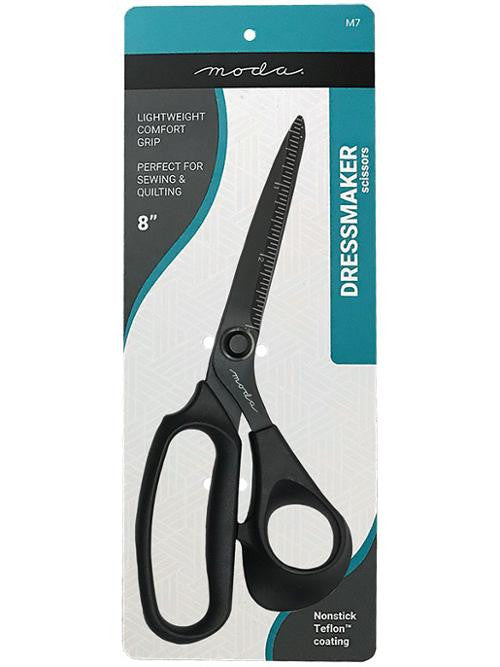 Teflon Dressmaker Scissors by Moda Fabrics | 8" Size | Perfect for Quilting and Sewing