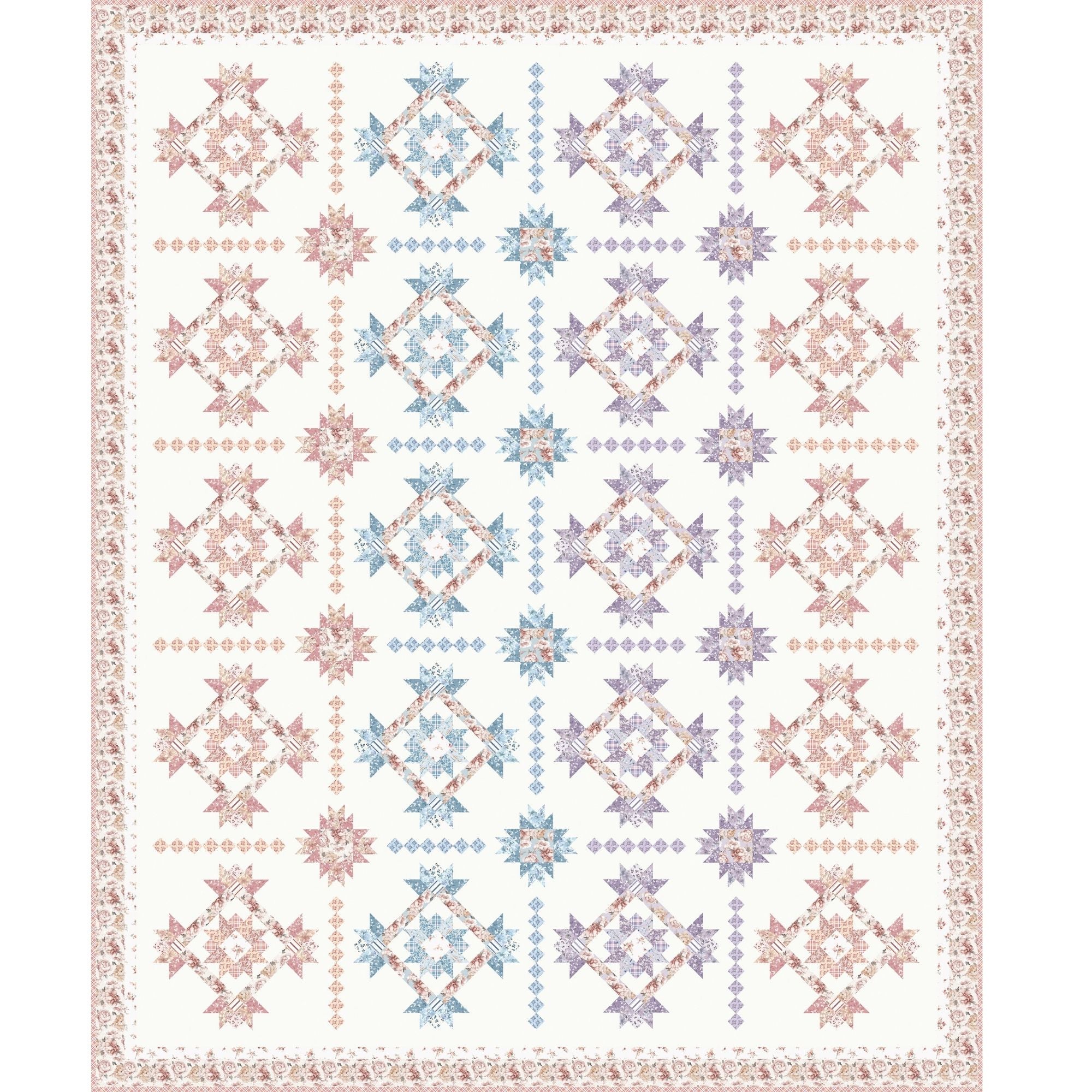 PRESALE Wildflower Fields Quilt Kit Boxed With Daybreak on the Prairie by Modern Prairie | KT-17680