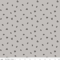 PRESALE Ink & Ivory Ditsy Gray Yardage by the RBD Designers for Riley Blake Designs | C16914-GRAY